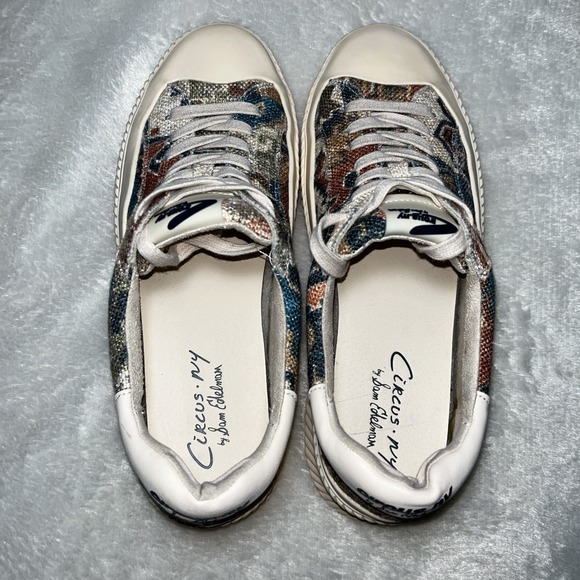 Circus NY By Sam Edelman‎ Tatum Floral Chunky Platform Sneakers Women's Size 8 - Picture 7 of 16